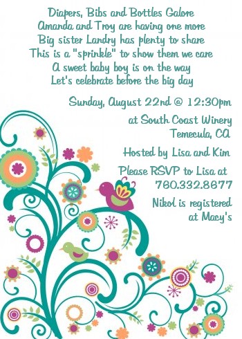 invitations for sprinkle baby shower