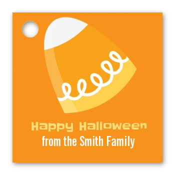 Candy Corn - Personalized Halloween Card Stock Favor Tags