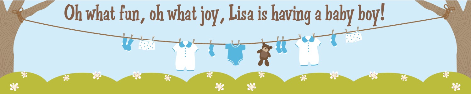 its a boy banner