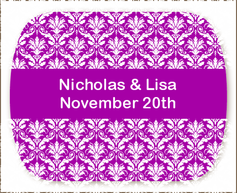 Best Wedding Color Schemes- Damask Pattern - YouTube