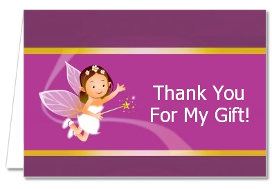 Fairy Princess - Birthday Party Thank You Cards