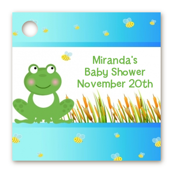 Froggy - Personalized Baby Shower Card Stock Favor Tags