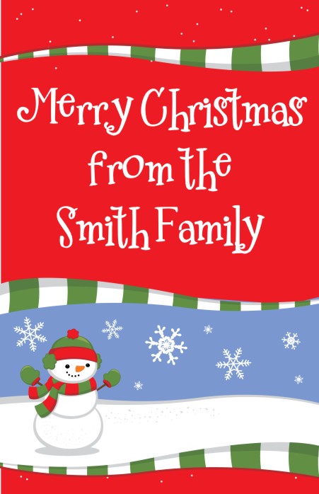 Frosty The Snowman Personalized Wall Art
