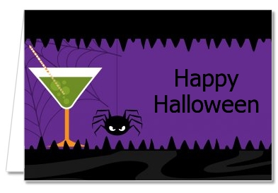 Funky Martini - Halloween Thank You Cards