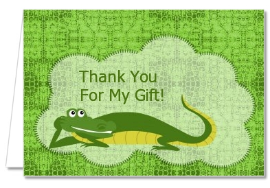Gator - Baby Shower Thank You Cards