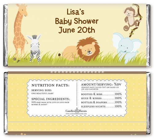 Personalized Baby Shower Favors & Candy