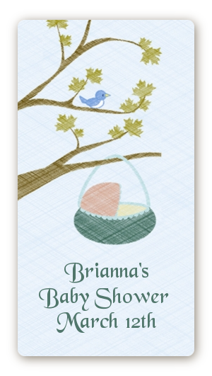 Nursery Rhyme - Rock a Bye Baby Baby Shower rectangular ... Nursery Rhyme - Rock a Bye Baby Baby Shower rectangular ...