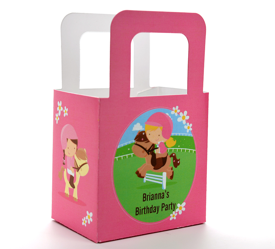 Horseback Riding Birthday Party Goodle Bags Candles & Favors