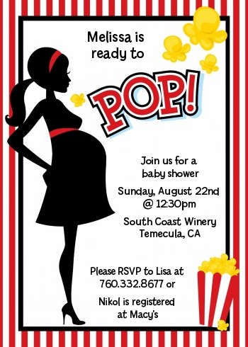 Ready To Pop - Baby Shower Invitations Ready To Pop - Baby Shower Invitations