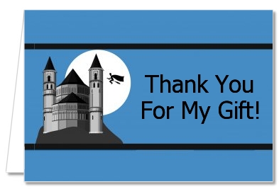 School of Wizardry - Birthday Party Thank You Cards