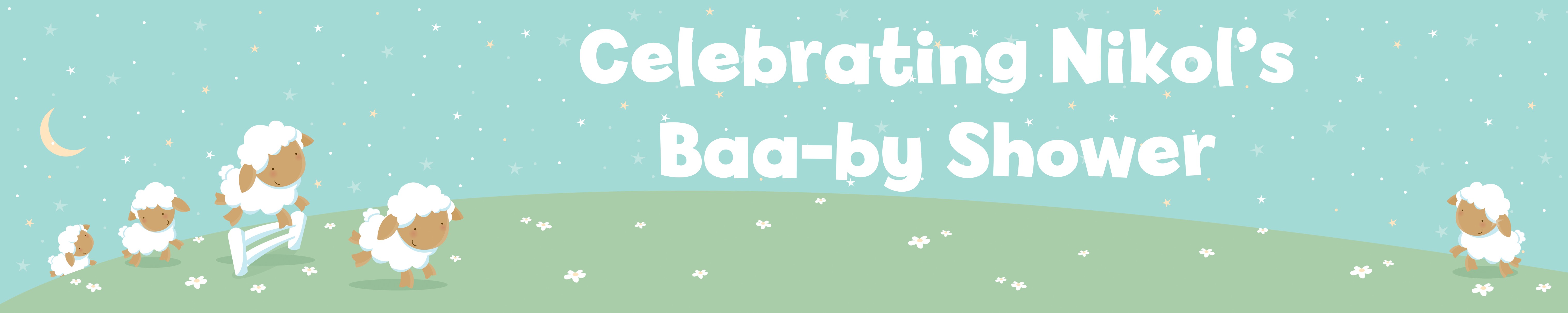 Sheep Baby Shower Banners Baby Shower Banners Sheep Banners Sheep Personalized Baby Shower Banners