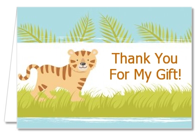 Tiger - Baby Shower Thank You Cards