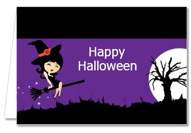 Trendy Witch - Halloween Thank You Cards