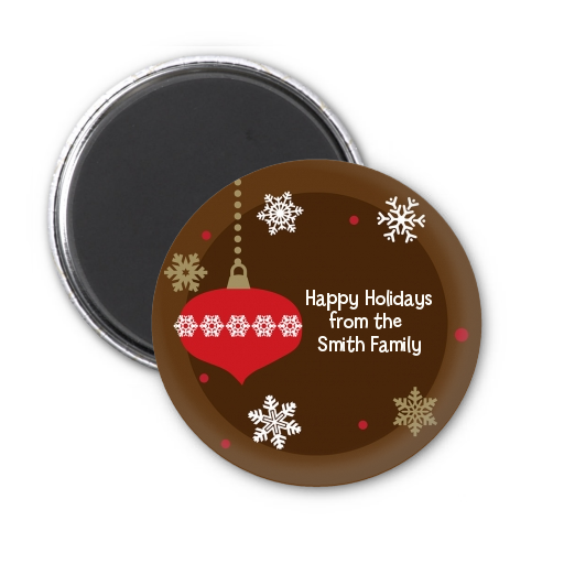 retro ornaments personalized christmas magnet favors retro ornaments personalized christmas magnet favors