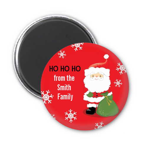 santa claus personalized christmas magnet favors santa claus personalized christmas magnet favors