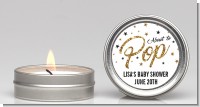 About To Pop Glitter - Baby Shower Candle Favors