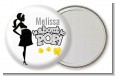 About To Pop Mommy Grey - Personalized Baby Shower Pocket Mirror Favors thumbnail