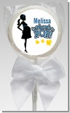 About To Pop Mommy Navy Blue - Personalized Baby Shower Lollipop Favors About To Pop Mommy Navy Blue - Personalized Baby Shower Lollipop Favors