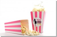 About to Pop Mommy Pink - Personalized Baby Shower Popcorn Boxes - Set of 12