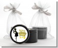 About to Pop Mommy Yellow - Baby Shower Black Candle Tin Favors thumbnail