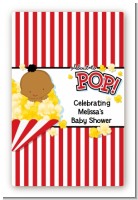About To Pop - Custom Large Rectangle Baby Shower Sticker/Labels