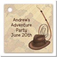 Adventure - Personalized Birthday Party Card Stock Favor Tags