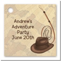Adventure - Personalized Birthday Party Card Stock Favor Tags