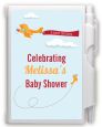 Airplane in the Clouds - Baby Shower Personalized Notebook Favor thumbnail