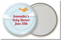 Airplane in the Clouds - Personalized Birthday Party Pocket Mirror Favors