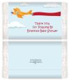 Airplane in the Clouds - Personalized Popcorn Wrapper Baby Shower Favors thumbnail