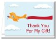 Airplane in the Clouds - Baby Shower Thank You Cards thumbnail