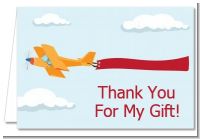 Airplane in the Clouds - Baby Shower Thank You Cards