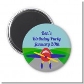 Airplane - Personalized Birthday Party Magnet Favors