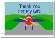 Airplane - Birthday Party Thank You Cards thumbnail