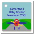 Airplane - Personalized Baby Shower Card Stock Favor Tags thumbnail