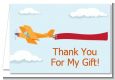 Airplane in the Clouds - Birthday Party Thank You Cards thumbnail