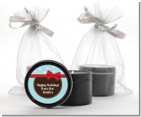 All Wrapped Up Gifts - Christmas Black Candle Tin Favors