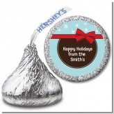 All Wrapped Up Gifts - Hershey Kiss Christmas Sticker Labels