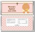 Angel Baby Girl Hispanic - Personalized Baptism / Christening Candy Bar Wrappers thumbnail