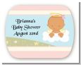 Angel in the Cloud Girl Hispanic - Personalized Baby Shower Rounded Corner Stickers thumbnail