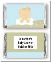 Angel in the Cloud Girl - Personalized Baby Shower Mini Candy Bar Wrappers