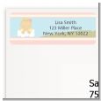 Angel in the Cloud Girl - Baby Shower Return Address Labels thumbnail