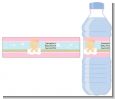 Angel in the Cloud Girl - Personalized Baby Shower Water Bottle Labels thumbnail