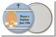 Angel Baby Girl Hispanic - Personalized Baptism / Christening Pocket Mirror Favors thumbnail