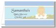 Angel in the Cloud Boy - Personalized Baby Shower Place Cards thumbnail