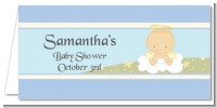 Angel in the Cloud Boy - Personalized Baby Shower Place Cards