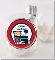 Animal Train - Personalized Baby Shower Candy Jar