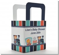 Animal Train - Personalized Baby Shower Favor Boxes