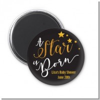 A Star Is Born Gold - Personalized Baby Shower Magnet Favors