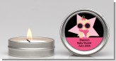 A Star Is Born Hollywood Black|Pink - Baby Shower Candle Favors